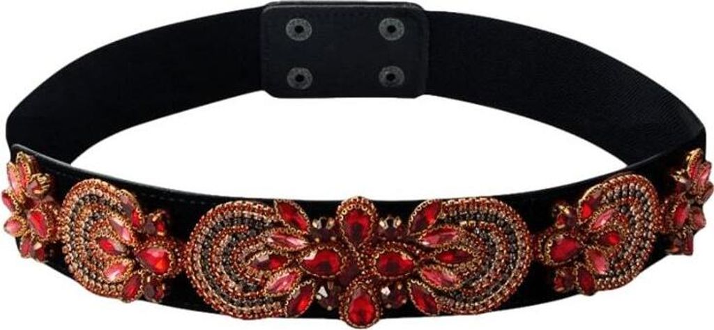 Stylischer Bohemian Gürtel für Damen in Rot – Hochwertige Modeaccessoires KP12646