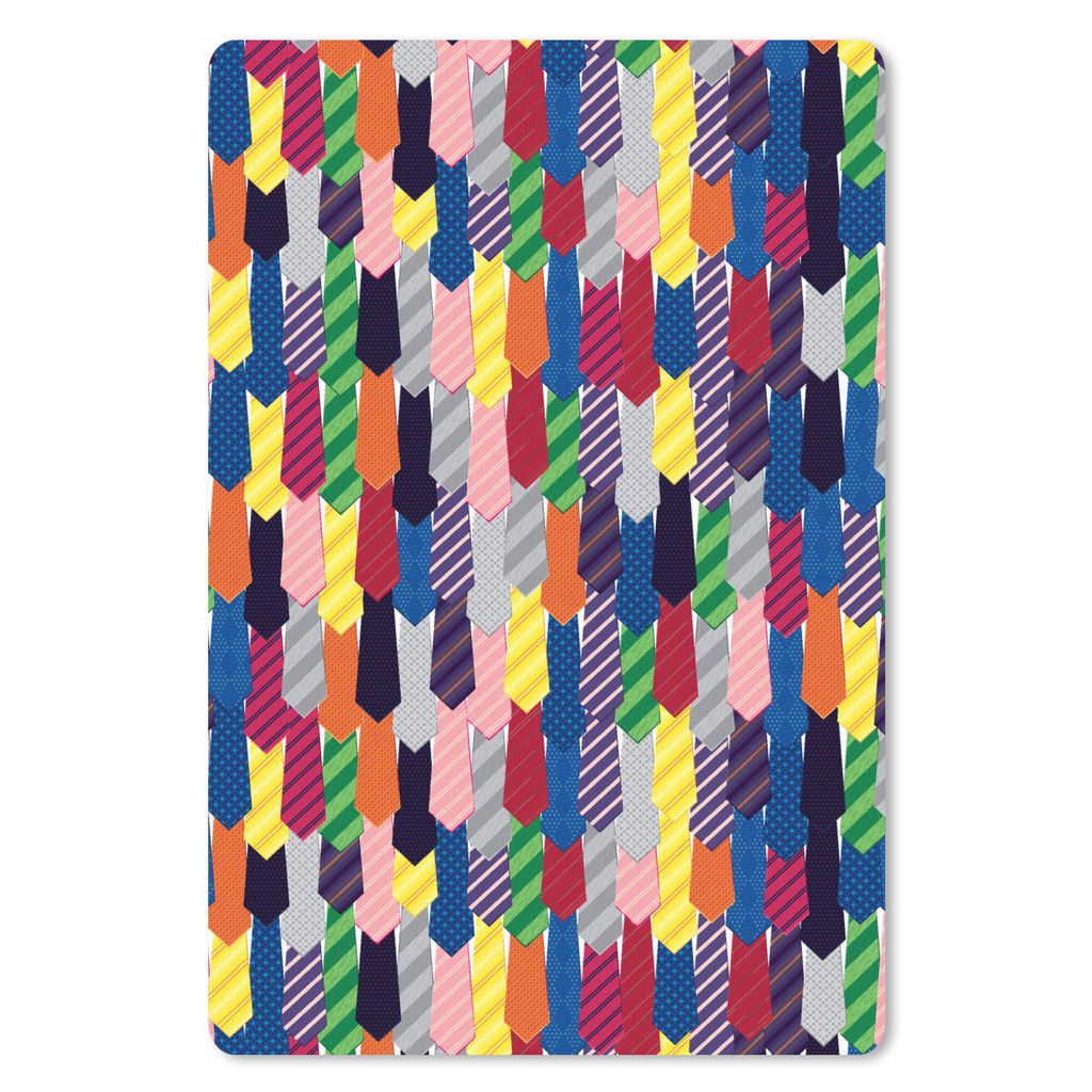 MuchoWow® Mauspad Mousepad Krawatte - Regenbogen - Muster Produktbild 