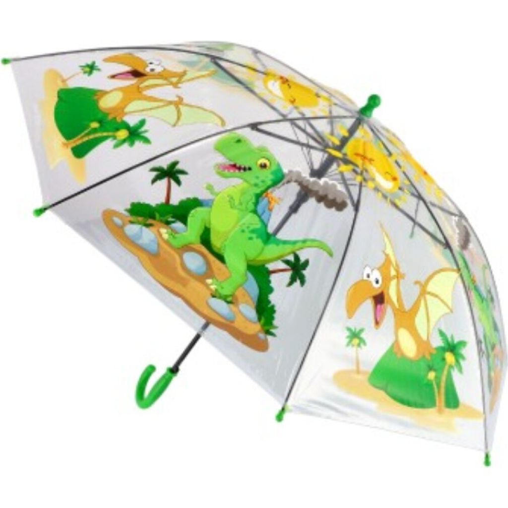 TEDDIES Auswurf-Regenschirm Dinosaurier Produktbild 