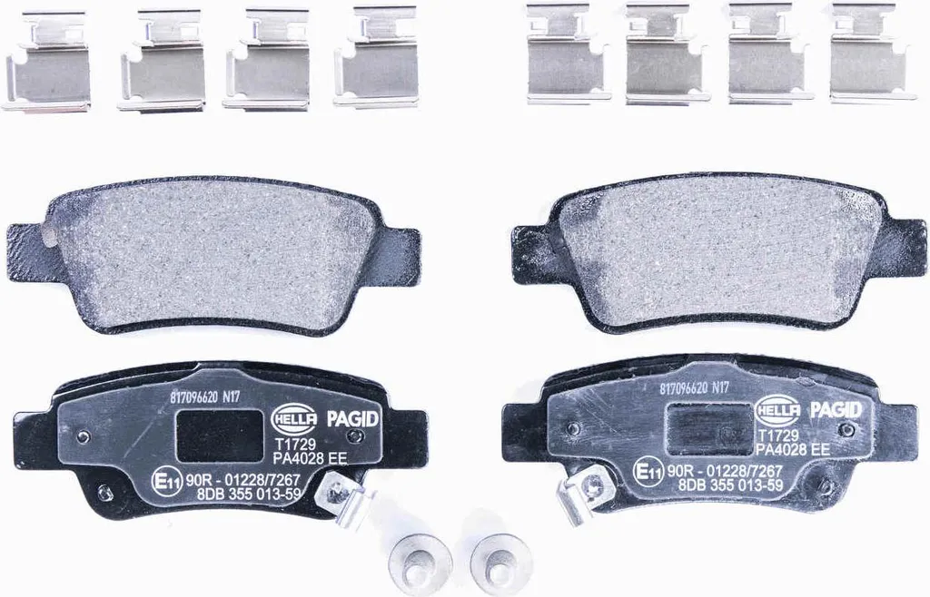 Jeu de plaquettes de frein arrière HELLA pour Honda CR-V III (2007-2012)