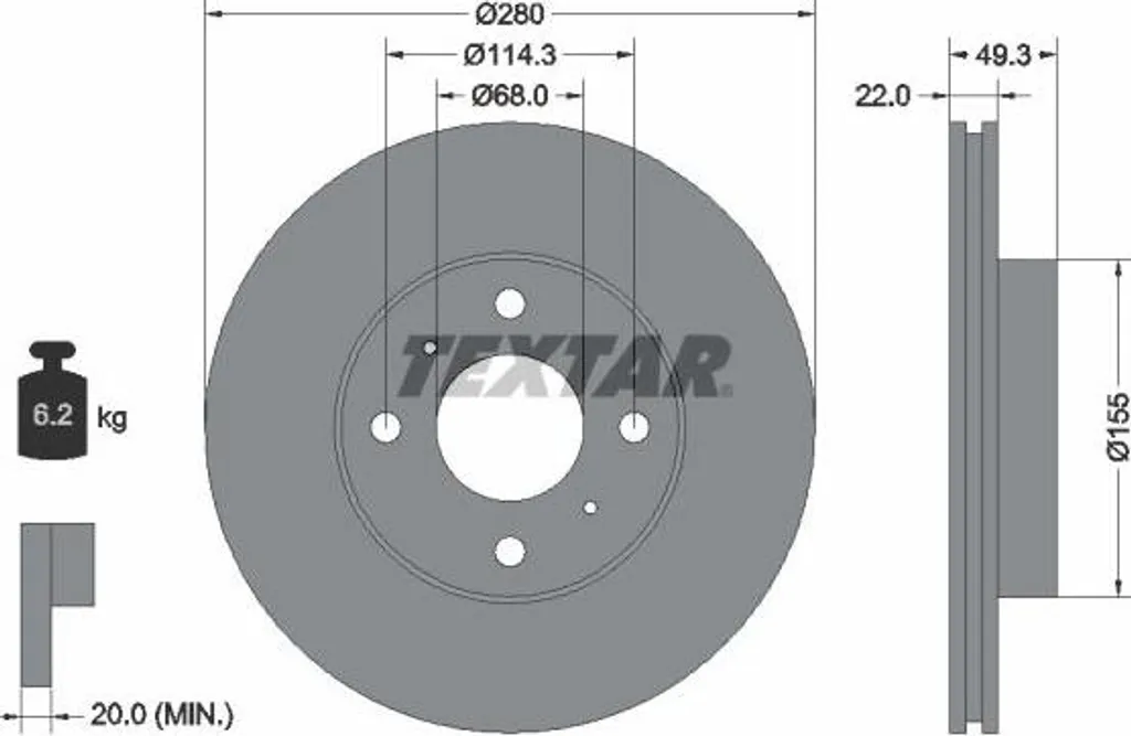 Disque de Frein Textar : Fini les Vibrations sur Nissan Almera et Primera