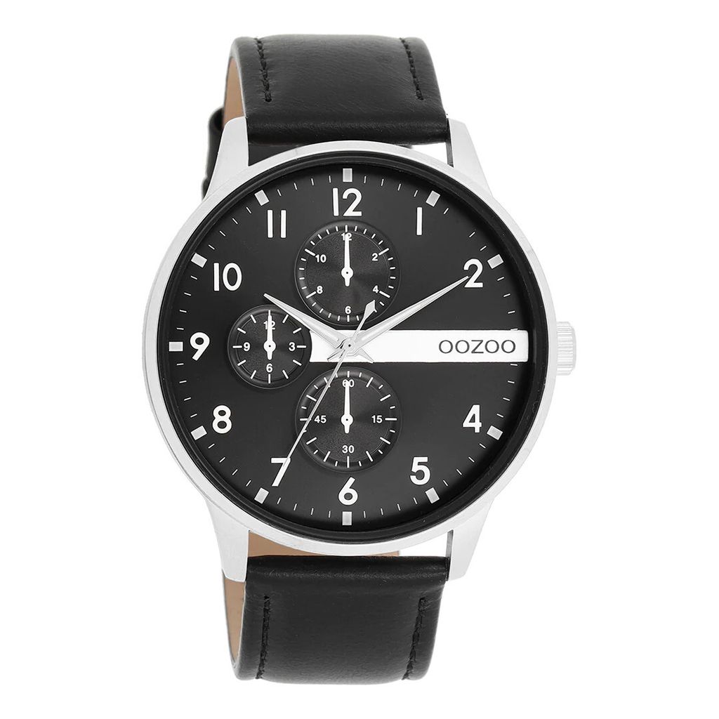 Oozoo Armbanduhr schwarz Metall Timepieces Herren Analog-Quarzuhr UOC11309