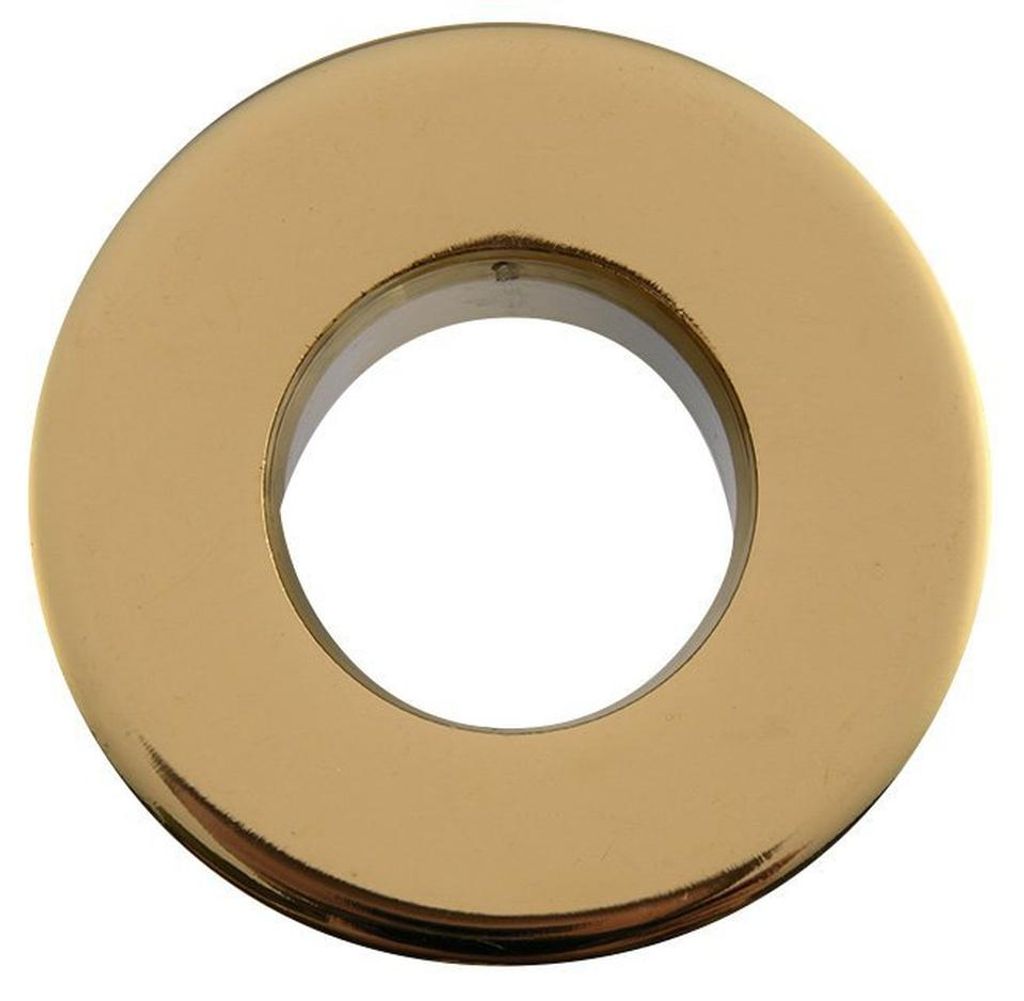 Sapho Metall-Überlaufabdeckung, 30 mm, Gold