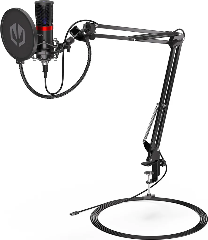 Microphone de Table Endorfy Solum : Éliminez les bruits de fond Gamer