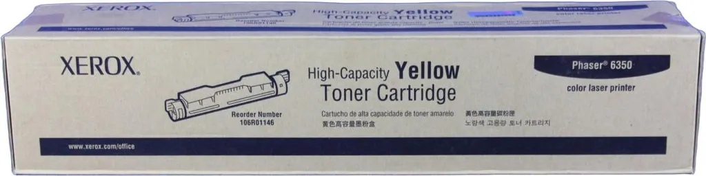Toner Jaune 106R01146 : Évitez les Traces et Améliorez votre Phaser 6350