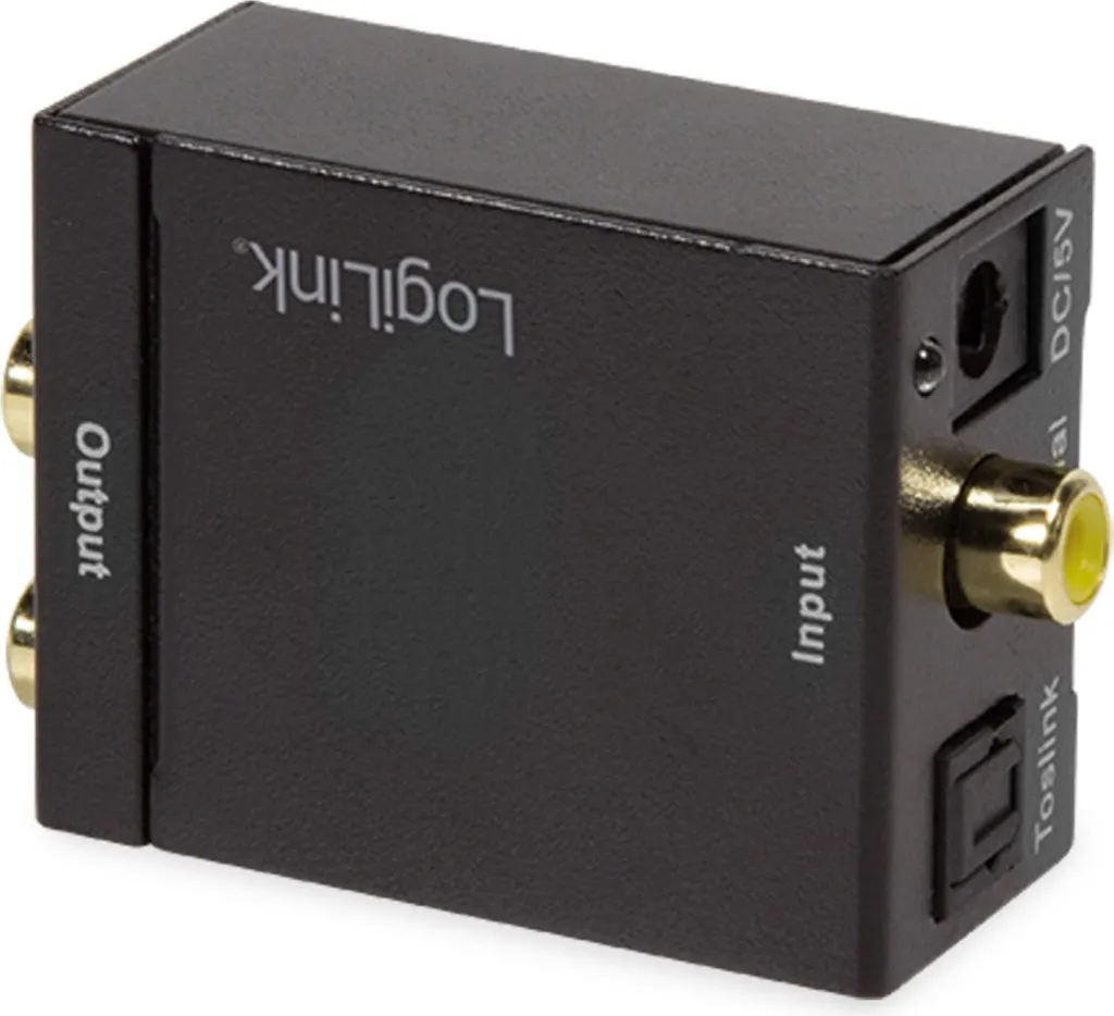 Logilink Convertisseur Audio Numérique vers Analogique SPDIF Coaxial