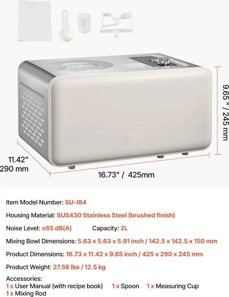 Machine à glace 2L sans pré-congélation avec écran LCD et froid rapide - 7