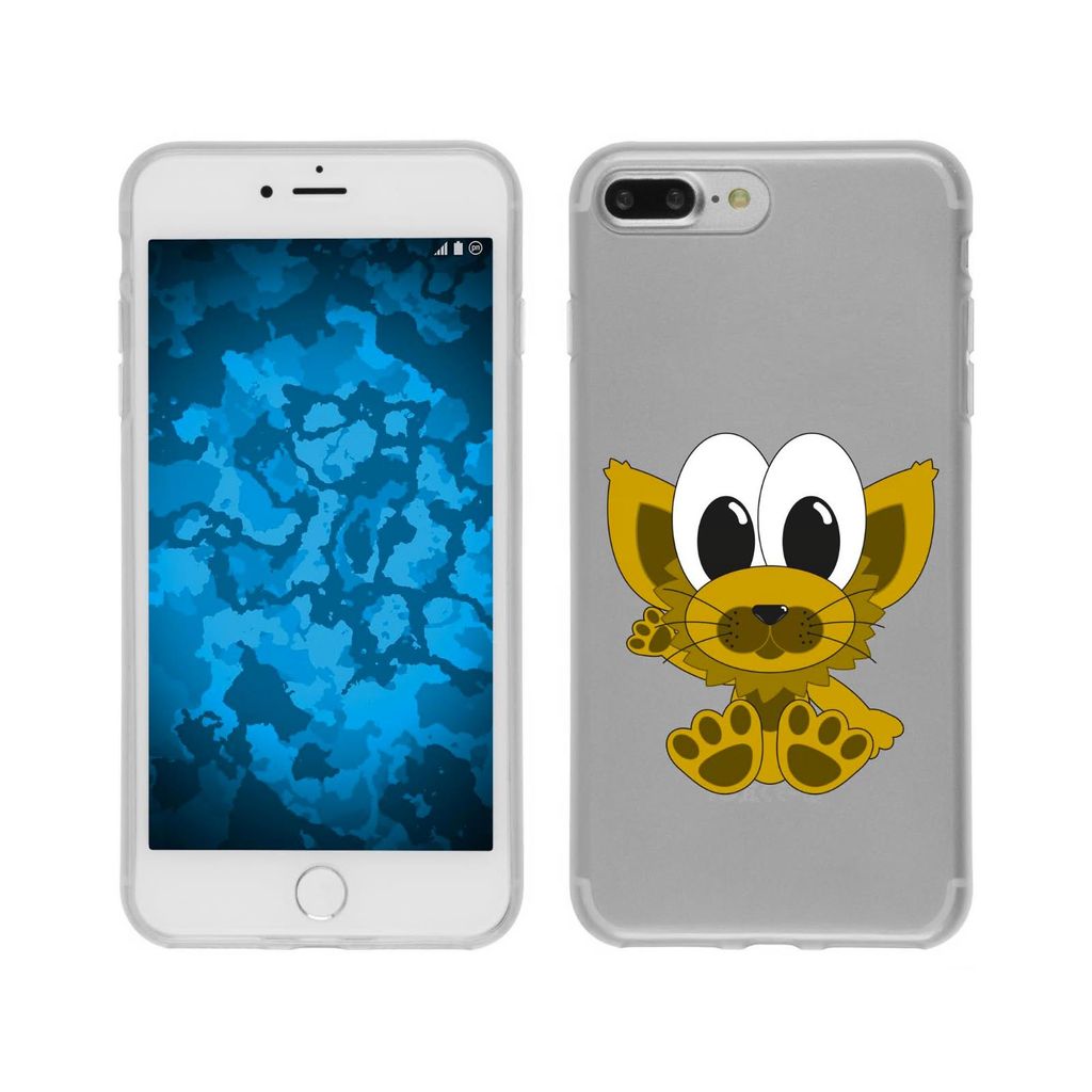 PhoneNatic Case kompatibel mit Apple iPhone 7 Plus / 8 Plus Silikon-Hülle Cutiemals M7