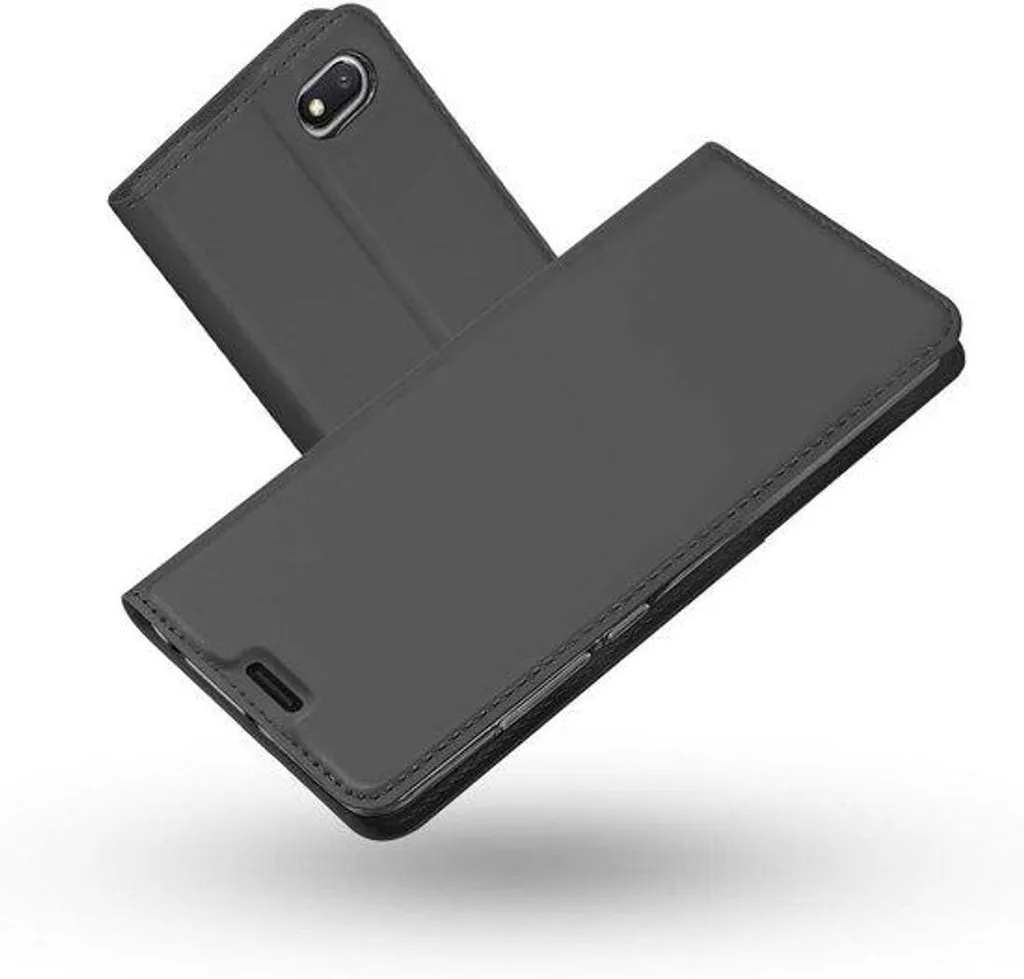 Étui Redmi 6A avec Support Vidéo et Fermoir Magnétique en Cuir Synthétique