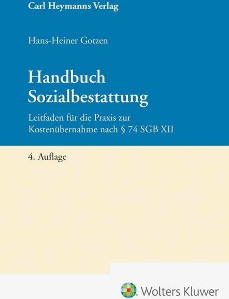 Handbuch Sozialbestattung