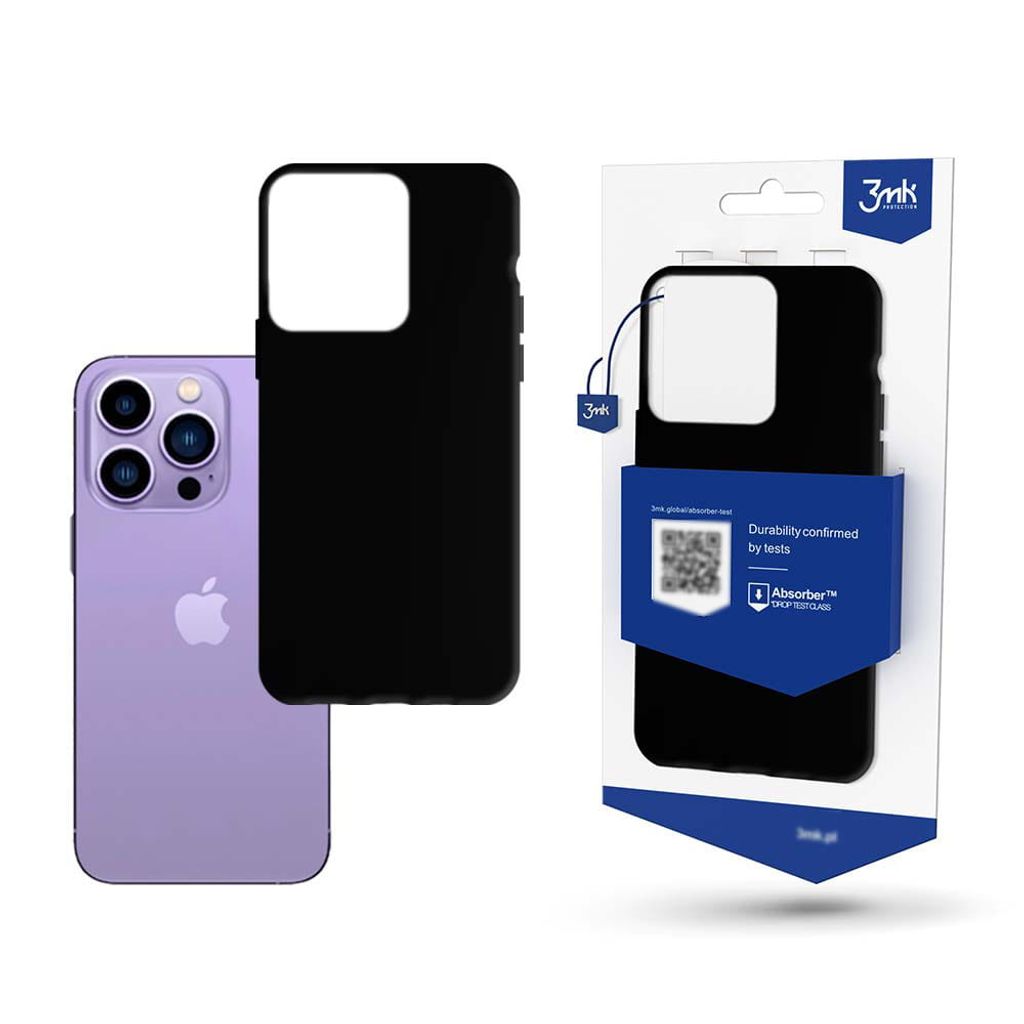 3MK Matt Case, Mantelhülle, Apple, iPhone 14 Pro Max, 17 cm (6.7"), Schwarz