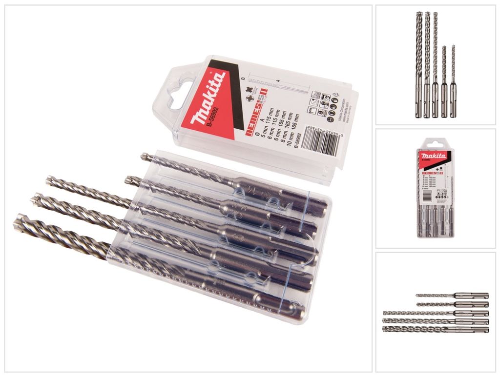 Makita B-58992 NEMESIS2 Bohrerset SDS+ 5tlg Produktbild 21