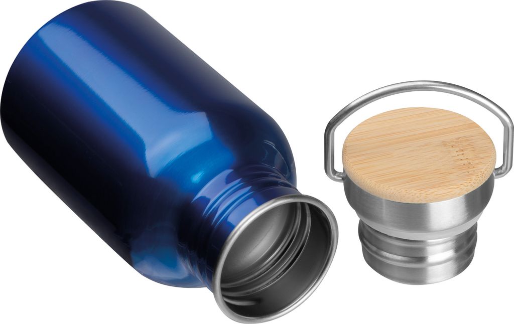 Trinkflasche / aus Edelstahl / 300ml / Farbe: blau Produktbild 
