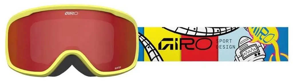 Lunettes de ski Giro Buster Robot Junior Jaune Ambre Écarlate CAT2