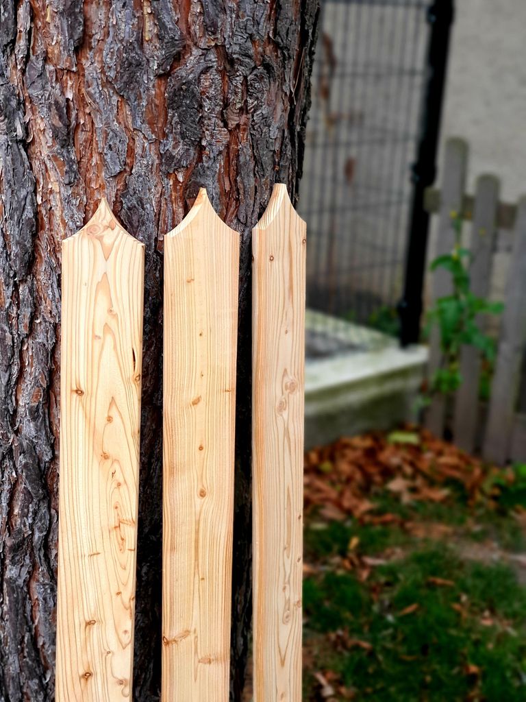 Listwa ogrodzeniowa 9 x 2 x 170 cm z modrzewia Zdjęcie produktu 