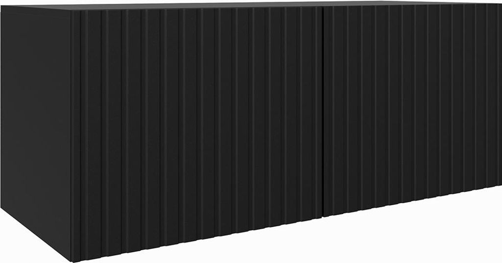 MEBLINI TV-Schrank 100cm Lang - Fernsehschrank - TV Lowboard Industrial - Unterschrank für Fernseher - TV-Unterschrank - TV-Schrank - Hängeschran...