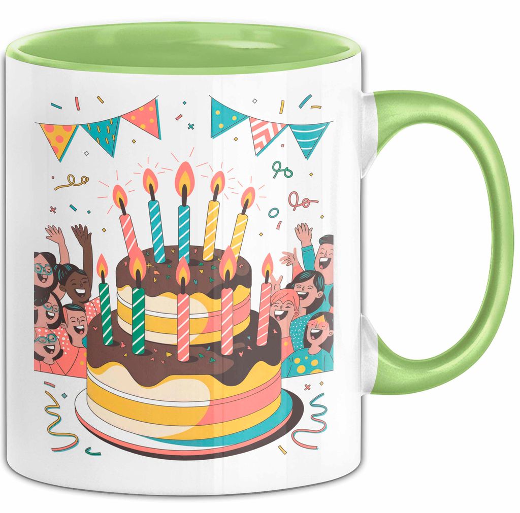 Geburtstags Organisator Tasse Geschenk Lustige Geschenkidee Spruch Für Feier Liebhaber (Grün)