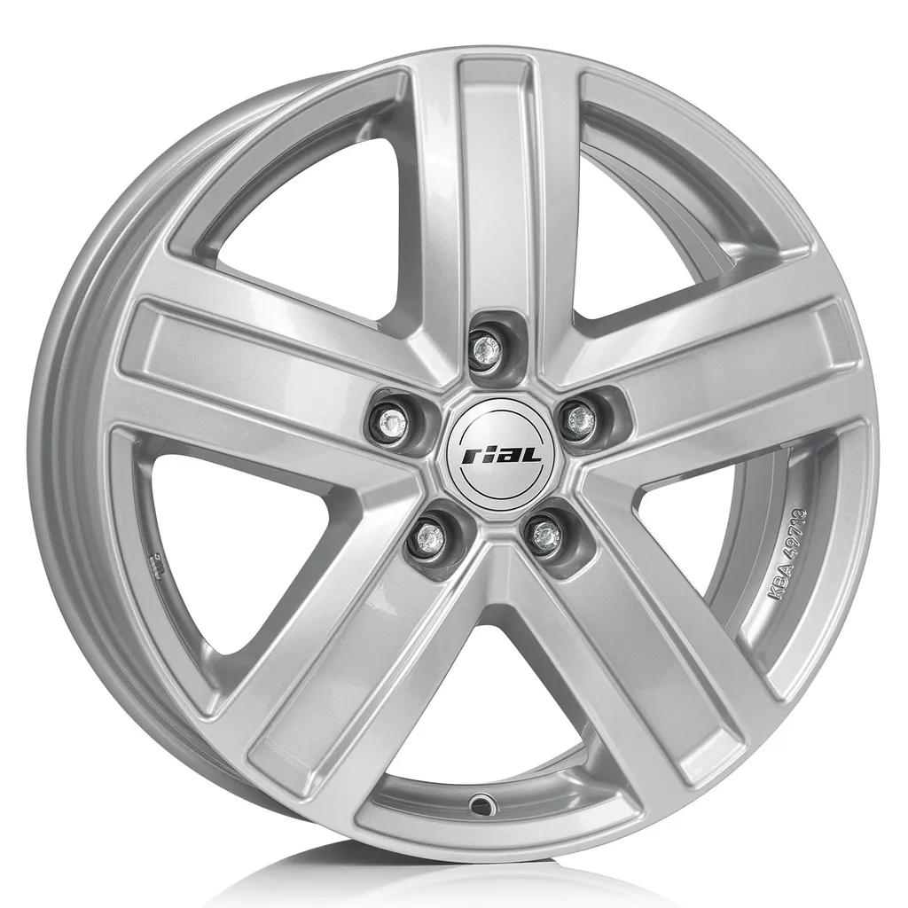 Jante pour Ford Transit RIAL TRANSPORTER 6.5 16 5x160 Argent Polaire