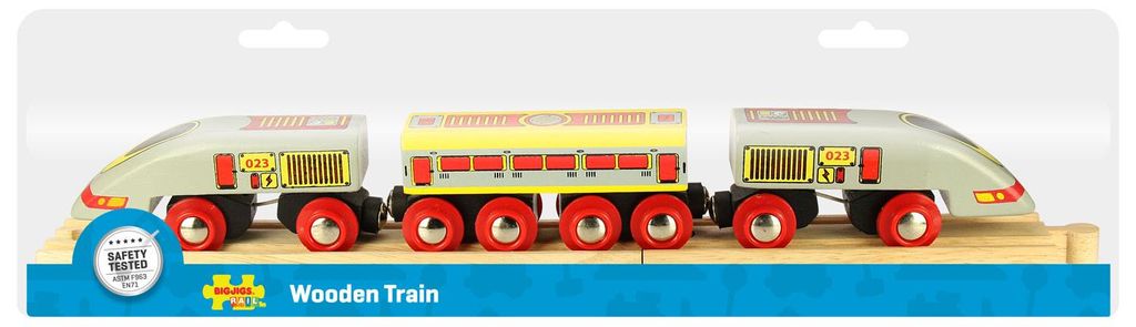 Bigjigs Rail Fast Eurostar + 3 Gleise