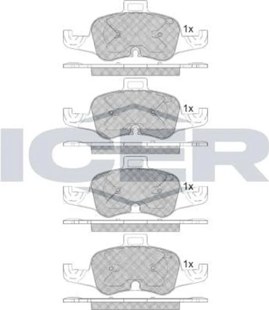 Changer vos plaquettes de frein TT ? Choisissez ICER 182233 OE 8S0698151