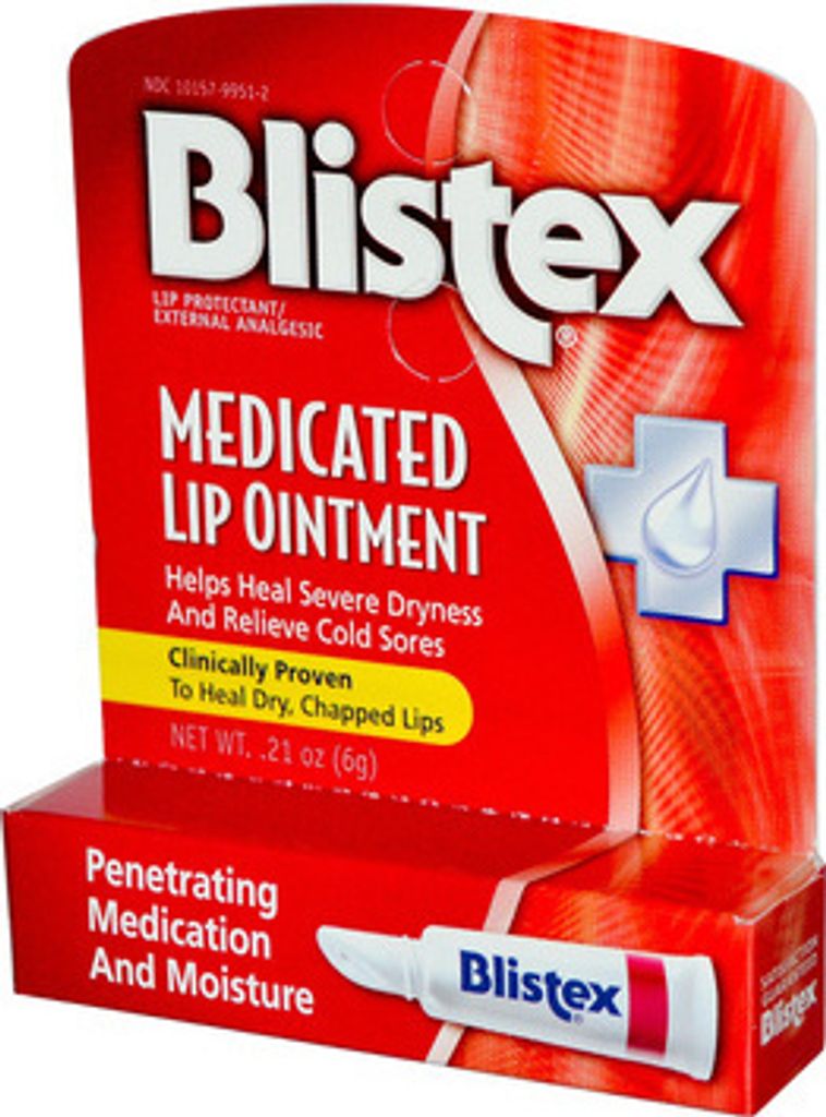 Blistex Heilbalsam, feuchtigkeitsspendender Lippenbalsam bei Lippenherpes, 6 g