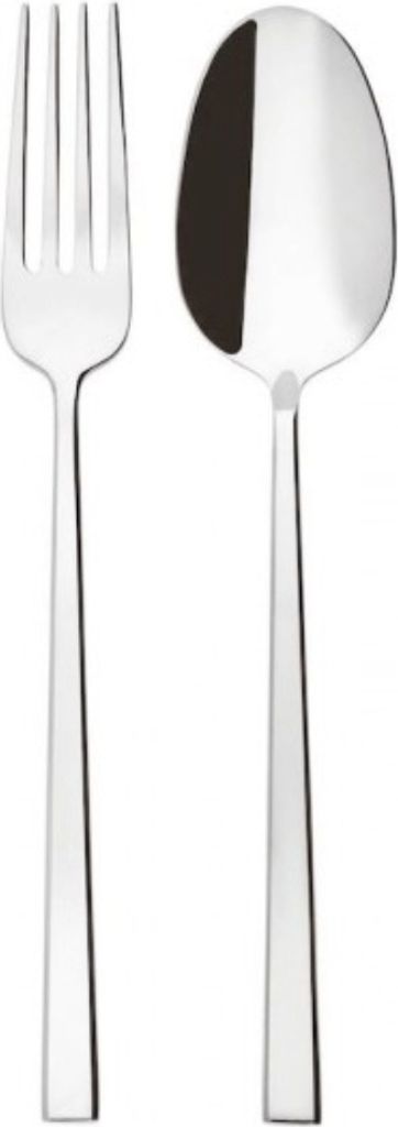 A fork and a spoon are shown side-by-side against a white background.