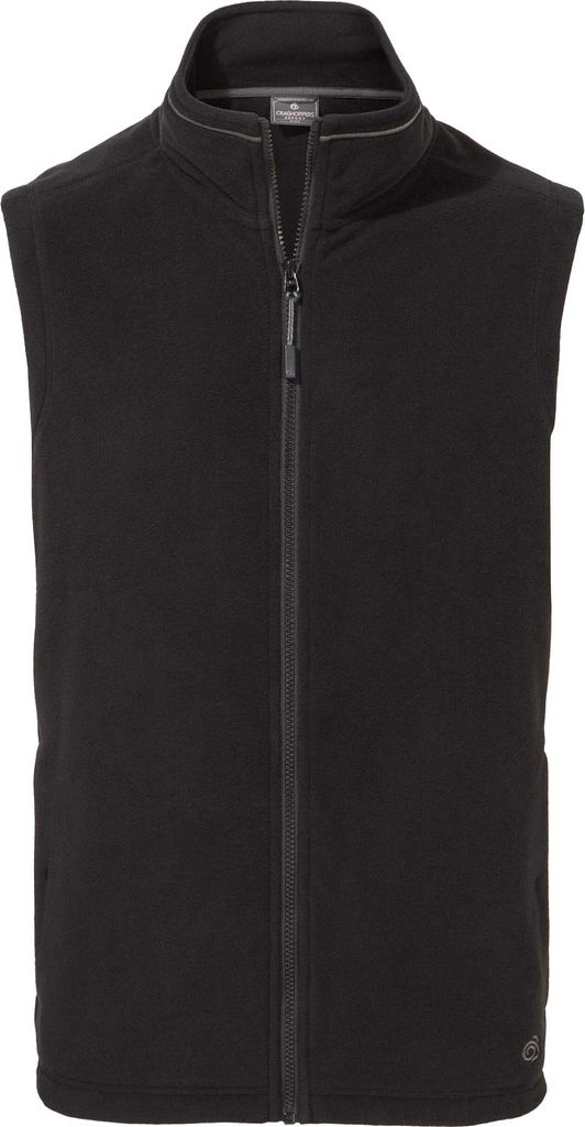 Craghoppers Expert - "Corey" Weste für Herren, Fleece BC7087 (XS) (Schwarz)