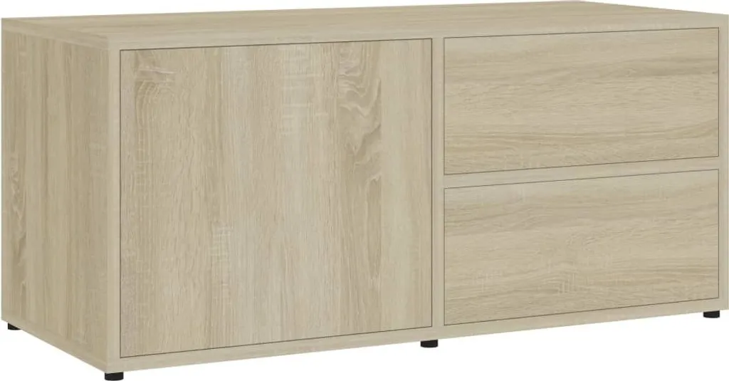 SYFAX™ Mobile Porta TV Rovere Sonoma 80x34x36 cm Legno Multistrato - 1