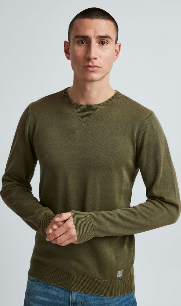 BLEND BHPullover Herren Strickpullover Feinstrick Pullover mit Rundhalsausschnitt aus 100% Baumwolle