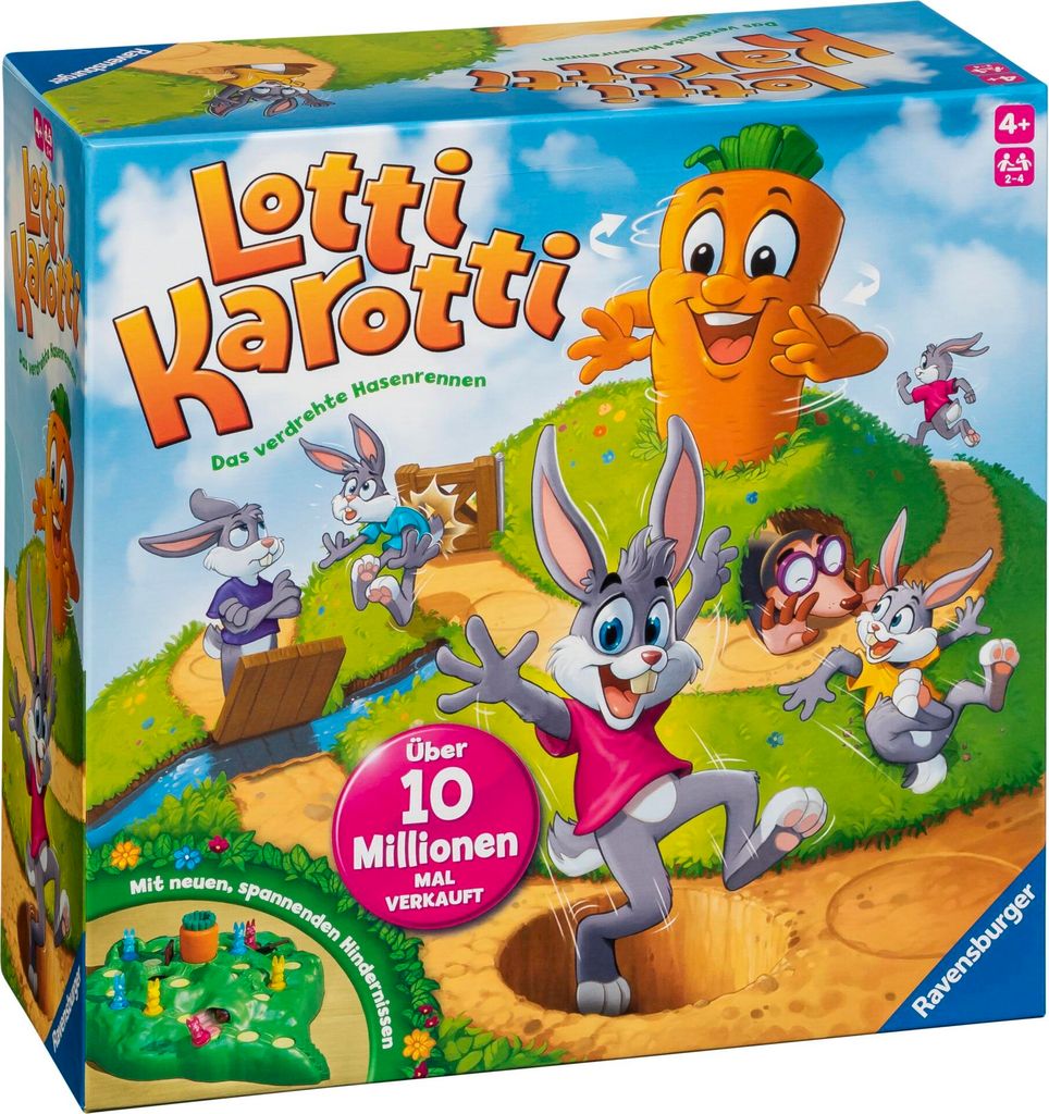 Ravensburger Lotti Karotti : La course de lapin tordue Image du produit 