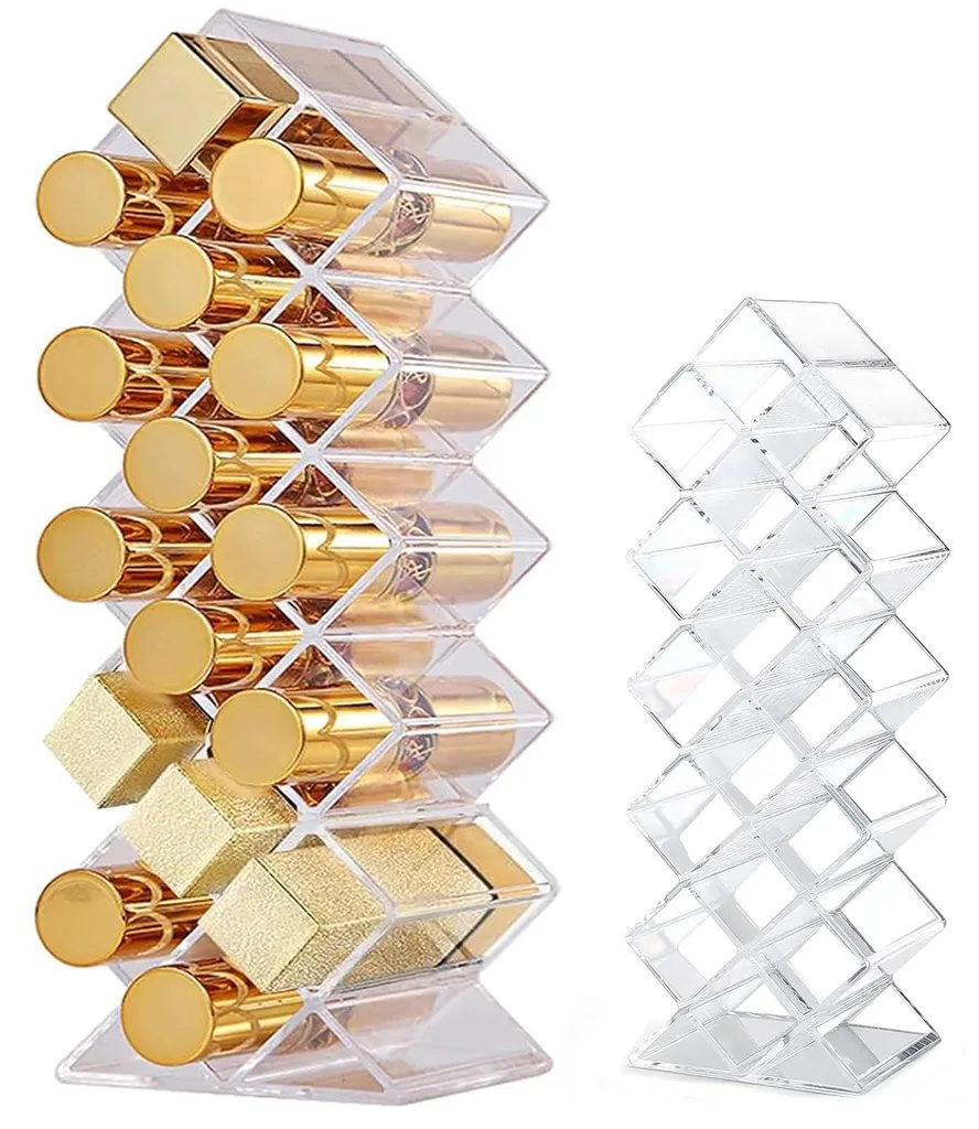 Rangement cosmétique pour lavabo salle de bains, organiseur 16 gloss