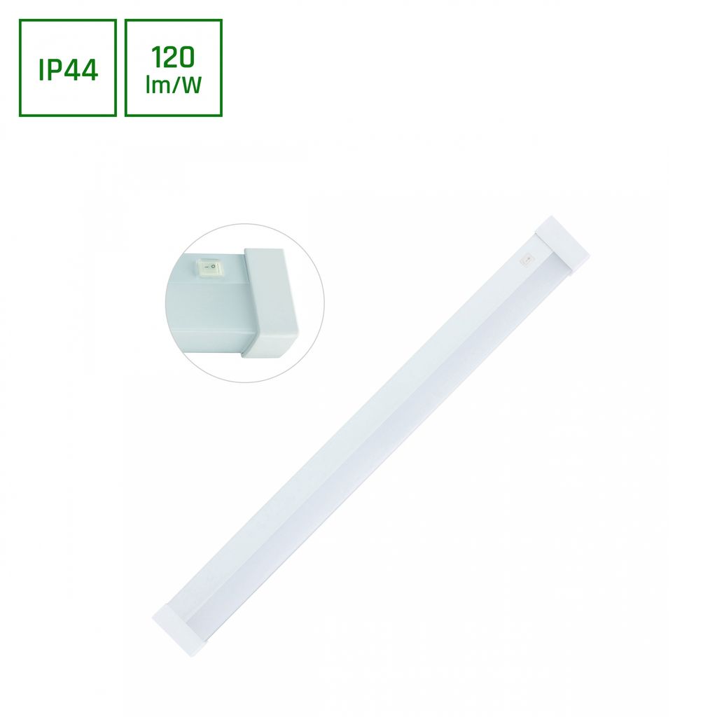 Spectrum LED badlamp AQUATICA, vierkant, wit, 60 cm, IP44, Productafbeelding 