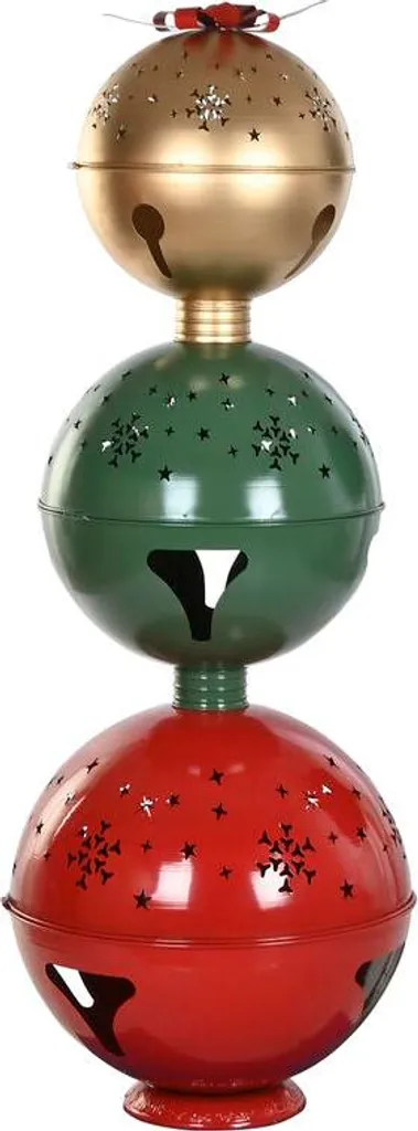 Décorations de Noël Home ESPRIT : l'éclat durable rouge vert et or - 5