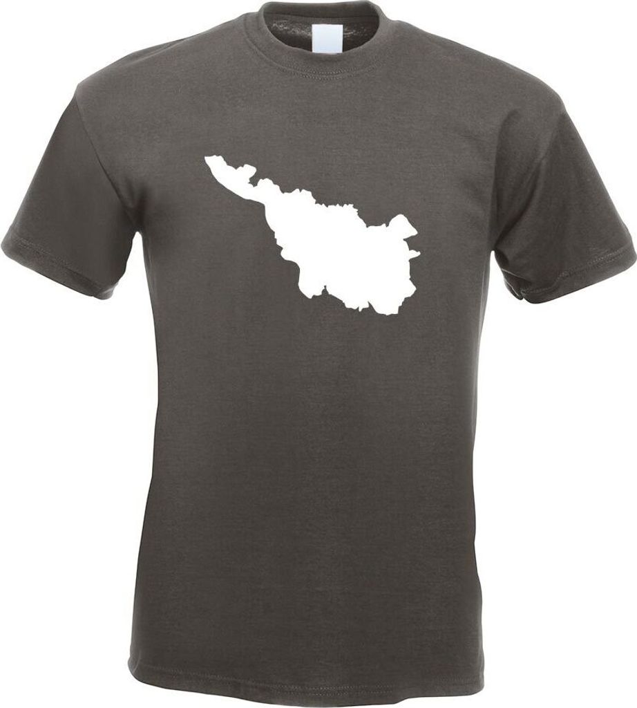 Kiwistar - T-Shirt - Graphit - Bremen Deutschland Silhouette Motiv Bedruckt Funshirt Design Print - mit Motiv Bedruckt - Funshirt Design - Sport - ...
