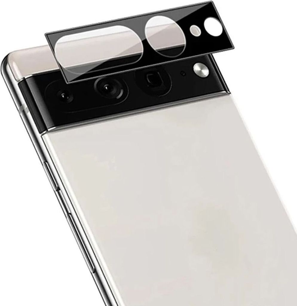 Kamera Schutzglas für Google Pixel 7 Pro Schutzfolie 9H Glas Schwarz