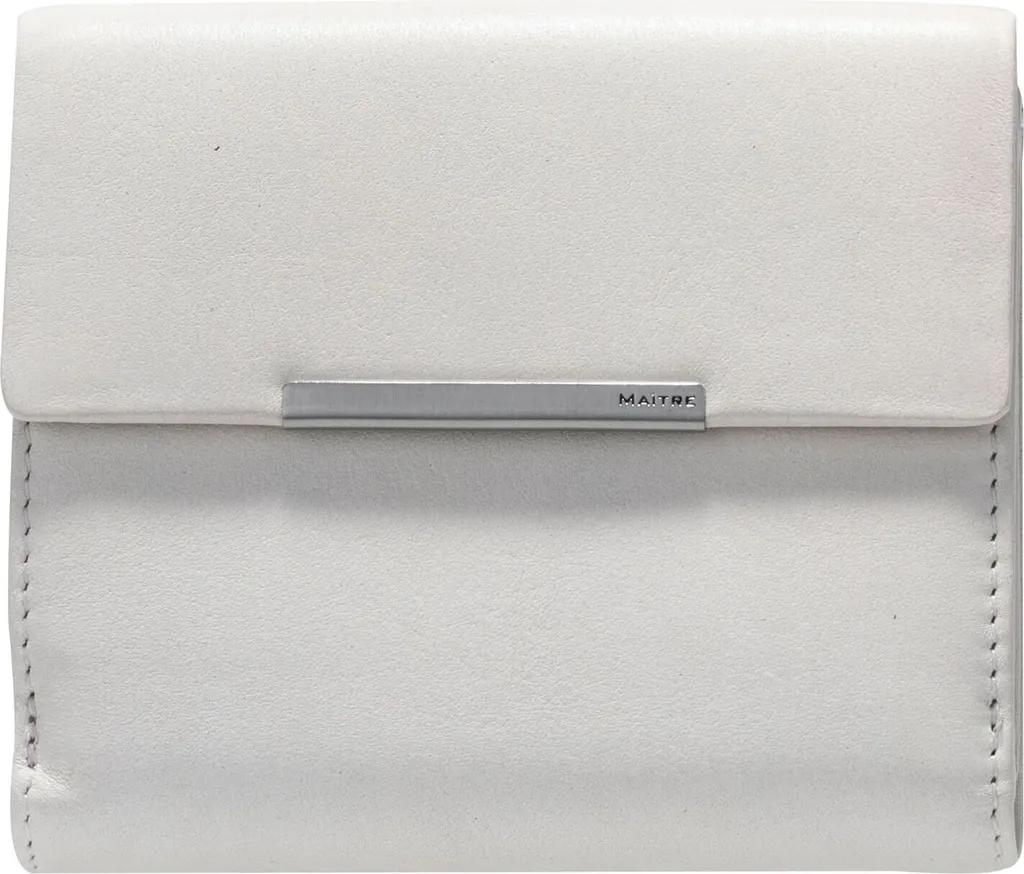 Portafoglio RFID Maître Belg Dartrud MH11F Pelle Avorio 12cm