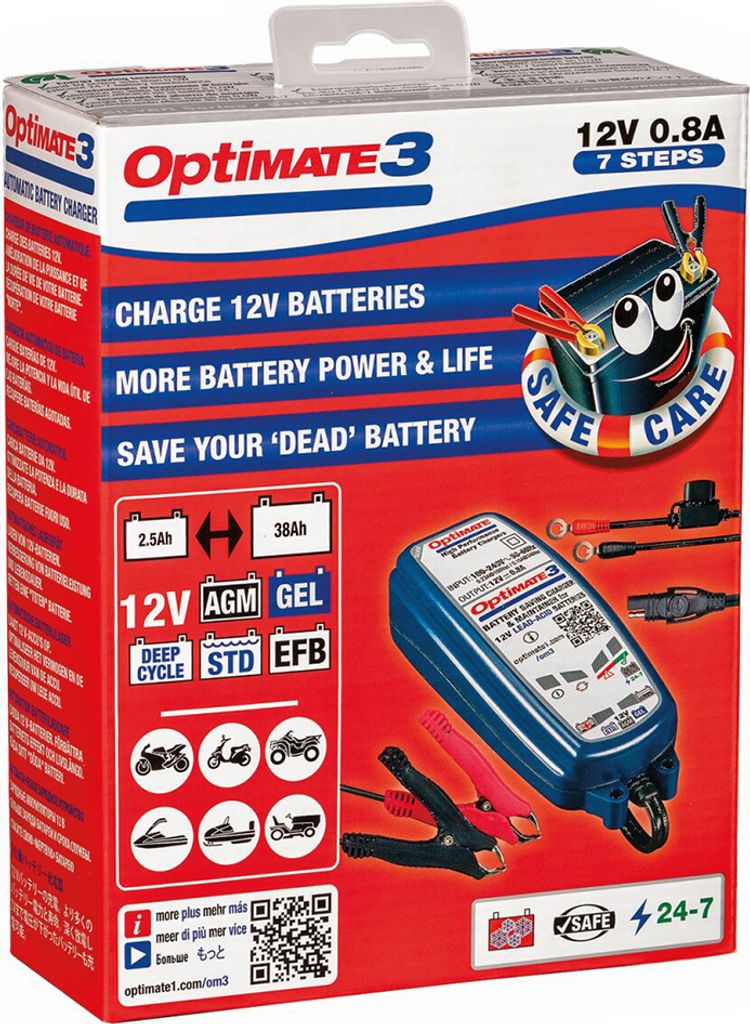 OPTIMATE OPTIMATE 3 (TM430), 12V, 0,8A, 7-stufiges Produktbild 7