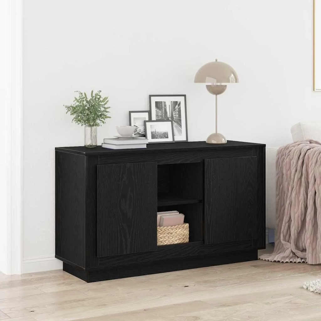 Offerta vidaXL Credenza Rovere Nero 102x35x60cm - Solo Online