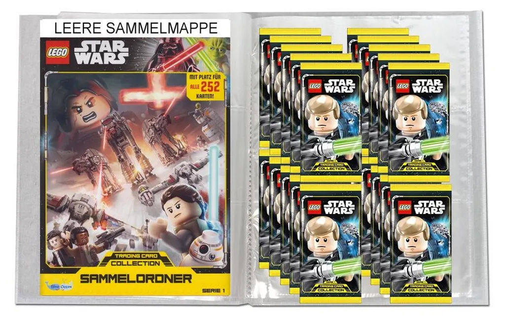 Protégez vos Cartes LEGO Star Wars Série 1 : Album et 20 Boosters Inclus