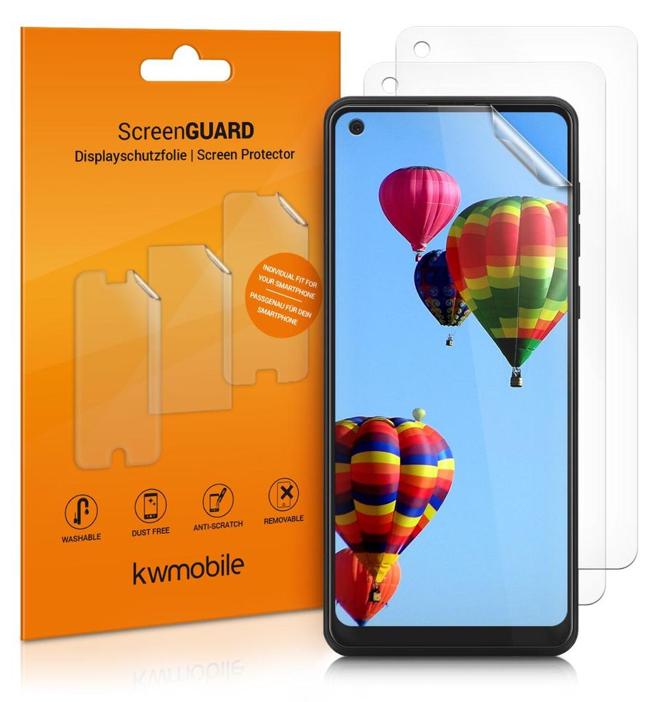 kwmobile 3x Displayschutzfolie kompatibel mit Samsung Produktbild 