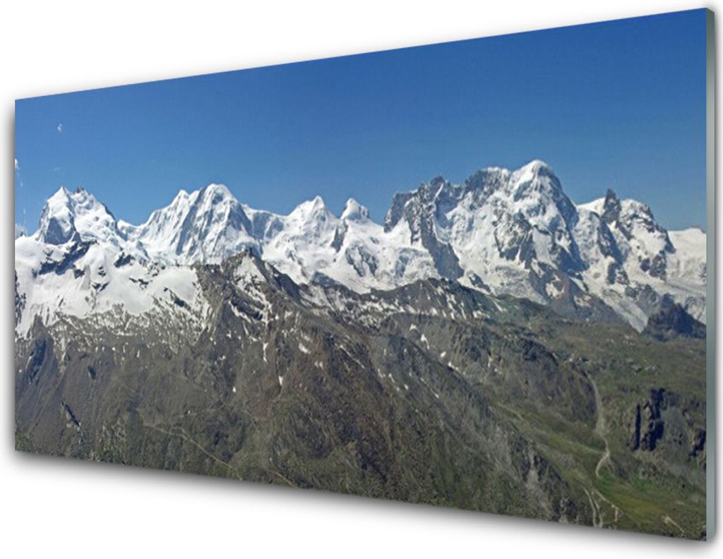 Acrylglasbilder 100x50 Wandbild Druck Gebirge Landschaft Produktbild 