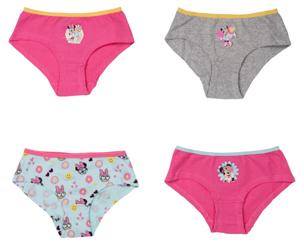 Disney Minnie Mouse Panty für Mädchen Kinder Slip Unterhose Produktbild 