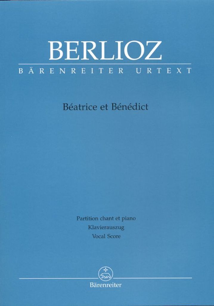 beatrice et benedict klavierauszug (fr/dt) oper