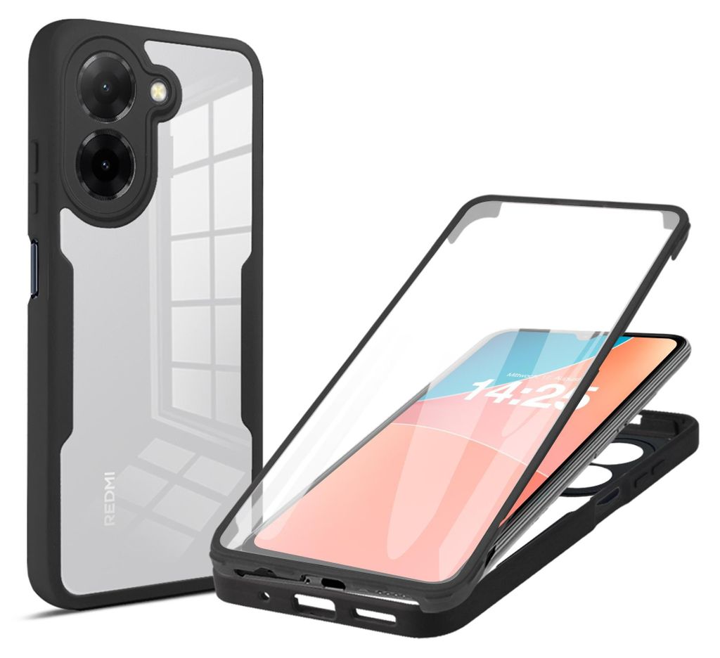360 Grad Rundum Schutz Handyhülle für Xiaomi Redmi A5 Full Produktbild 