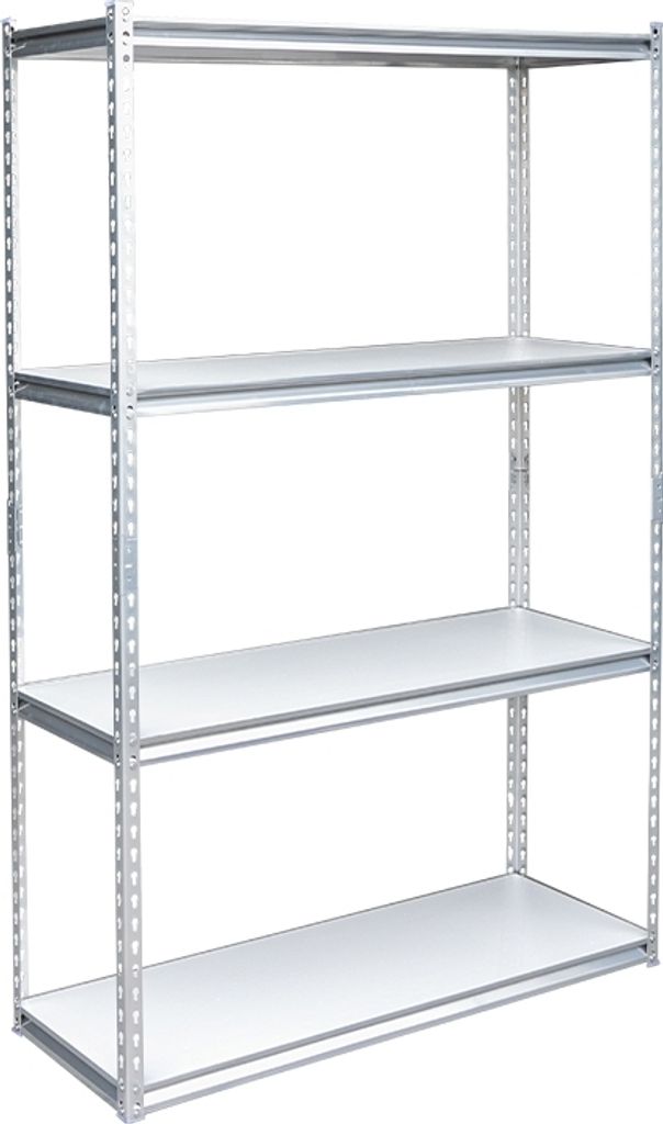 Schwerlastregal Mod. Basic - Höhe: 1830 mm, Breite: 1200 mm, Tiefe: 400 mm