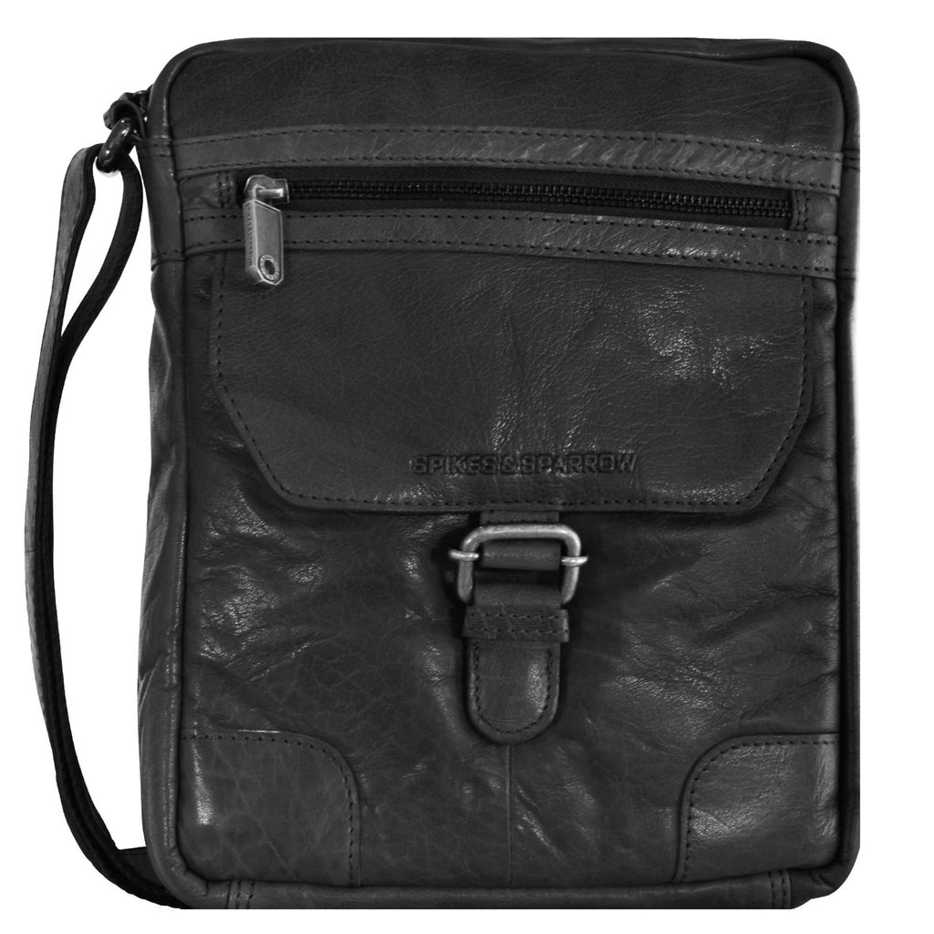 Spikes & Sparrow Umhängetasche Damen, Herren 019692 schwarz