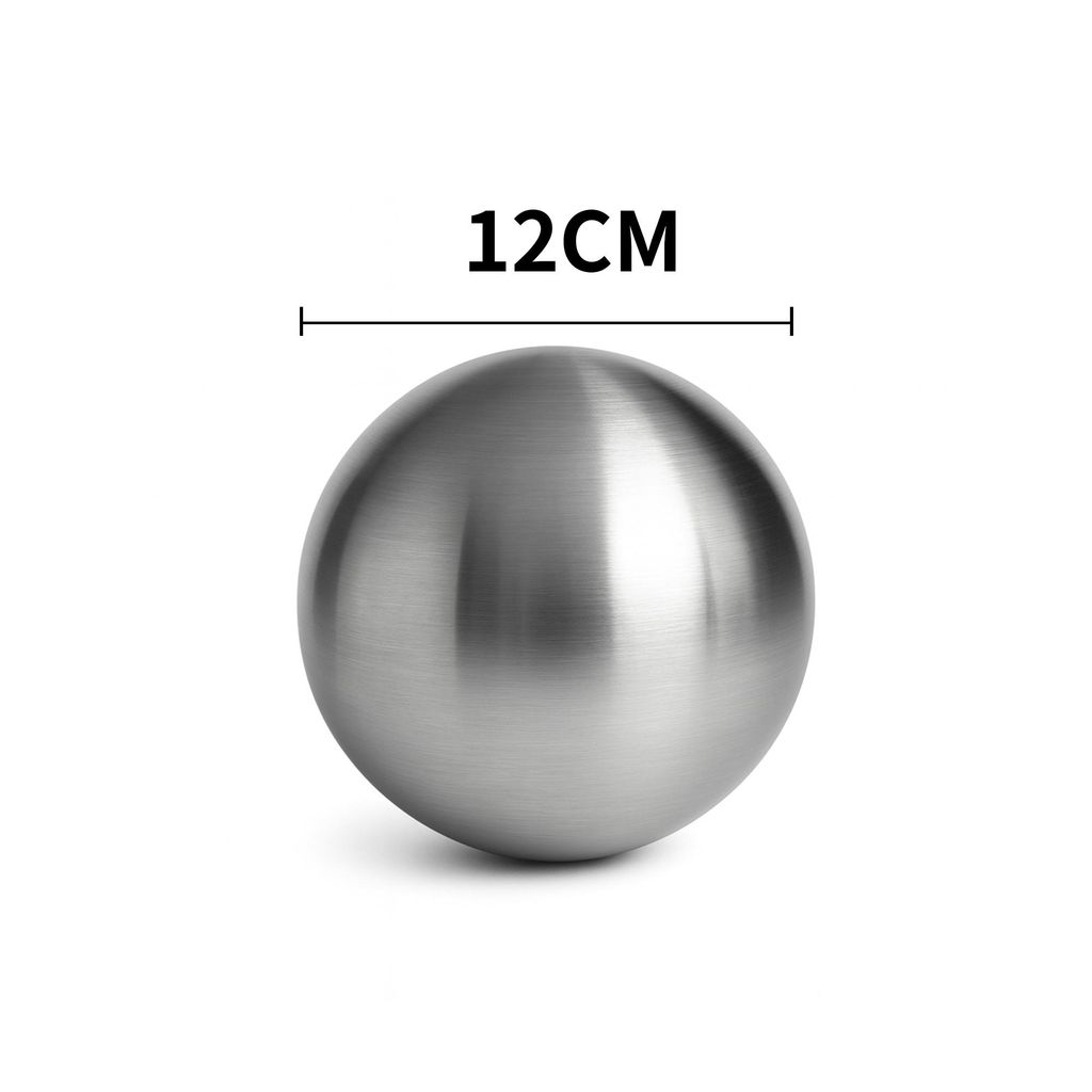 Köhko Dekokugel 3-58 cm (Größe 12 cm) matt aus hochwertigem Edelstahl Gartenkugel Teichkugel Gr. 12 cm