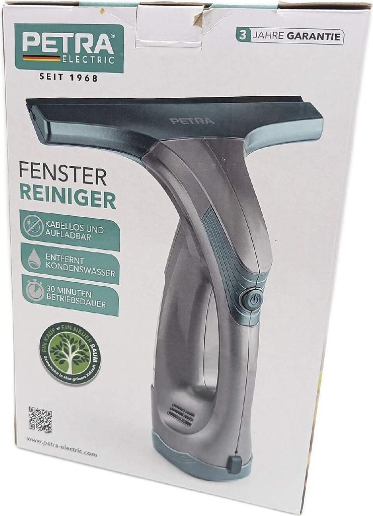 Petra PF0749--EU10 Akku Fenstersauger 3,7 V effizient leise Energiesparend