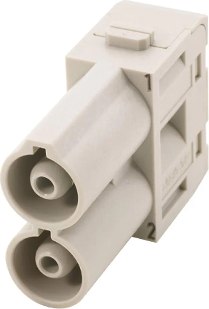 HARTING Han 70 Ampere modulo inserto maschio (M) connessione assiale a vite, 2 poli 1000 V, 70 A - 1 pezzo