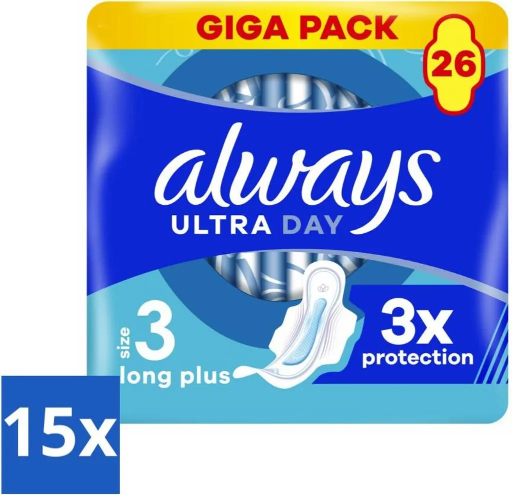 Always Giorno 26 Pezzi Confezione Risparmio x15 - Offerta Ingrosso Online